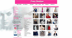 Desktop Screenshot of boutiquepenny.it